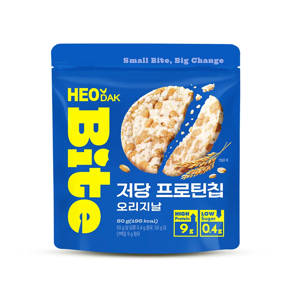 [허닭BITE] 저당 프로틴칩 50G 오리지널